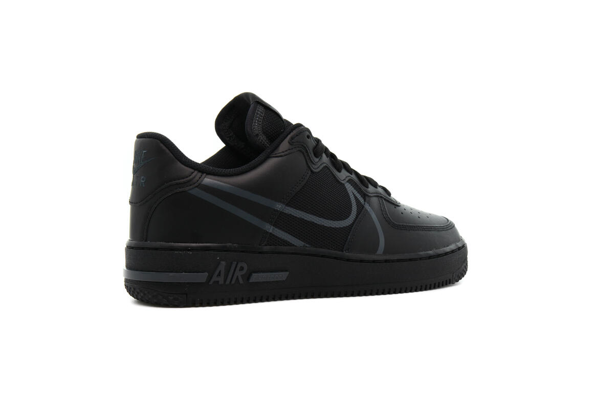 Nike AIR FORCE 1 REACT BLACK CT1020 002 AFEW STORE